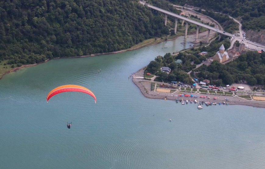 Boating, off-roading and paragliding.